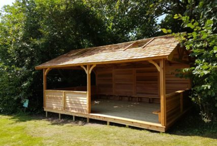 outdoor classrooms square and rectangular