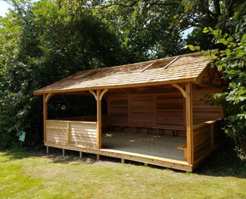 outdoor classrooms square and rectangular