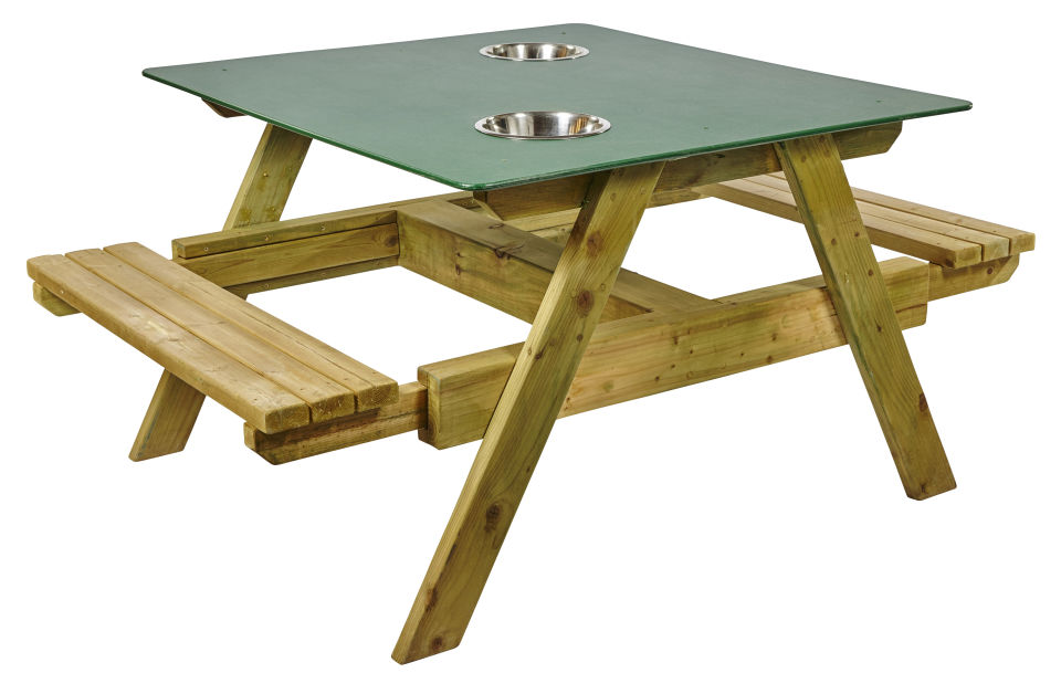 Table with HDPE top