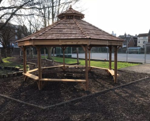 fire pit shelter