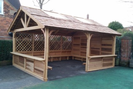 outdoor shelters for playgrounds