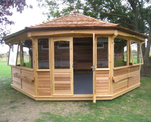 enclosed outdoor classrooms